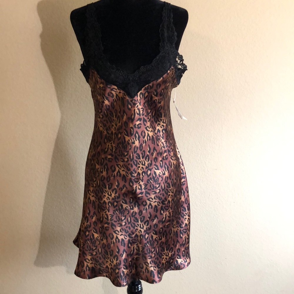 Silkscreen Leopard Print Gown.